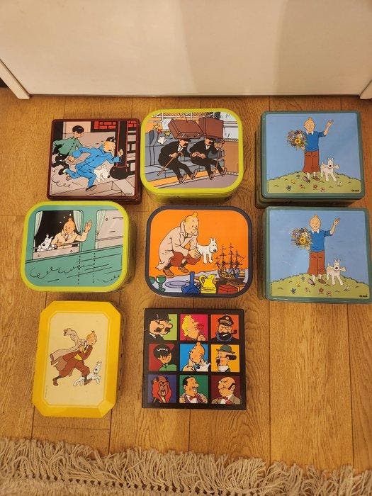 Blikken doos (8) - IJzer - Complete Luxe Set: 8 Tint, Boeken, Strips | Comics