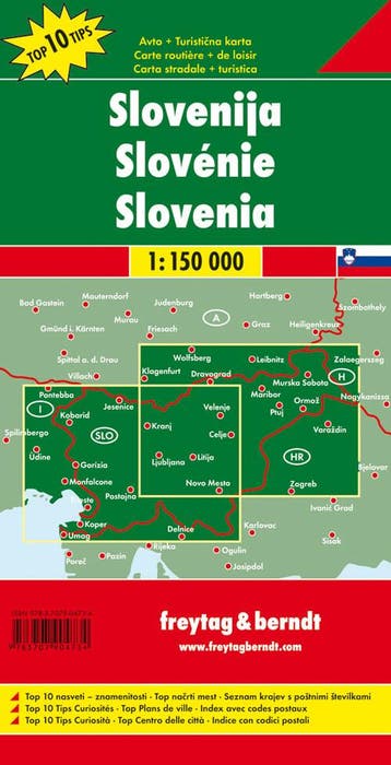 F&B Wegenkaart Slovenië 9783707904734 Freytag-Berndt, Verzenden, Gelezen, Freytag-Berndt