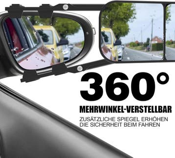 GARDTECH Caravan spiegel universeel, caravan spiegel auto, e, Verzenden, Zo goed als nieuw