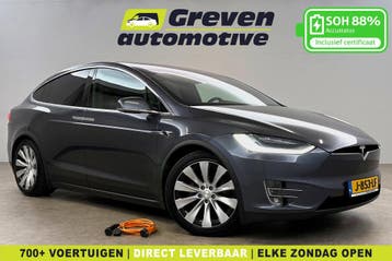 Tesla Model X Long Range 100 kWh | Autopilot | Pano | Camera, Automaat, Elektrisch, Nieuw, Zilver of Grijs