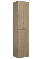 Badkamerkast Cairo 170 cm Kastanje Eiken Kolomkast, Verzenden, Nieuw, Wastafelkast