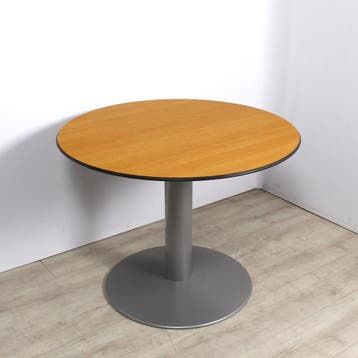 Ahrend vergadertafel, Ø120cm, beuken-aluminium, Overige plaatsen, Ophalen of Verzenden, Gebruikt, Kast