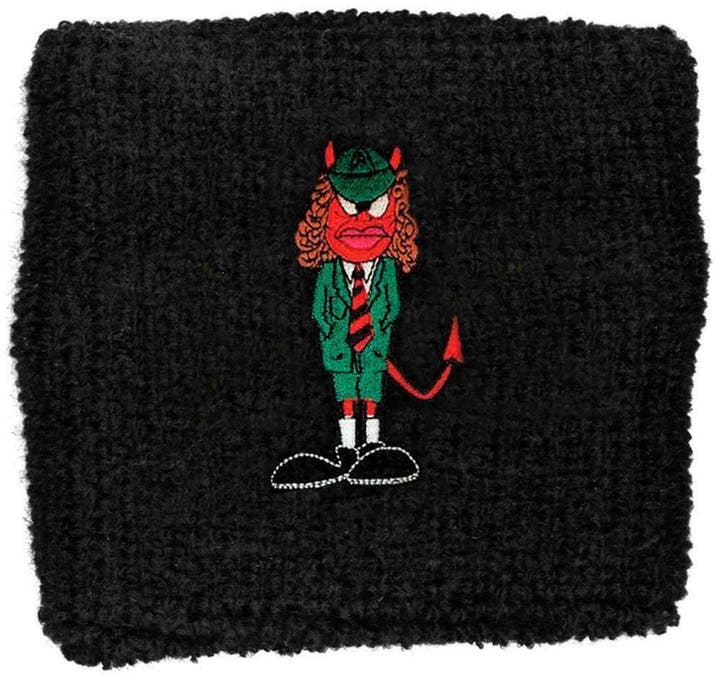 Angus Young AC/DC wristband zweetbandje, Verzamelen, Muziek, Artiesten en Beroemdheden, Kleding, Nieuw, Ophalen of Verzenden