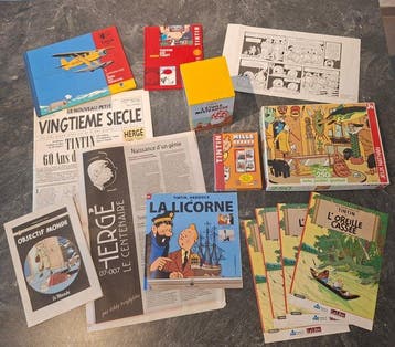 Tintin - 15 Diversen artikelen over Tintin, Nieuw