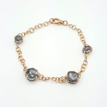 Pomellato - Armband - Capri - 18 karaat Roségoud Onyx -, Nieuw