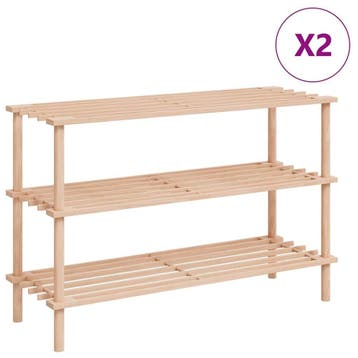 Schoenenrek 3 schappen - 2 stuks | Retourdeal 29% Korting, Ophalen of Verzenden, Nieuw