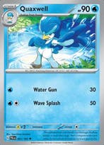 Quaxwell 051/193 reverse holo Paldea evolved, Ophalen of Verzenden, Nieuw, Losse kaart, Foil