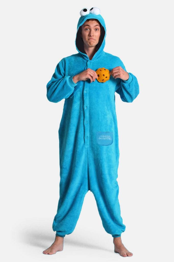 Onesie Koekiemonster Pak Kostuum S-M Blauw Koekiemonsterpak, Kleding | Dames, Carnavalskleding en Feestkleding, Kleding, Nieuw