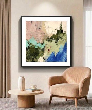 Dam Domido - NO RESERVE PRICE-Salt Memory- 95 x 95 cm