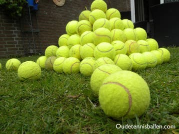(veel) Gebruikte tennisballen voor de hond of decoratie, Ophalen of Verzenden, Gebruikt, Hondenballen