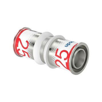 Uponor S-Press Plus perskoppeling Ø25x25 recht, Verzenden, Nieuw