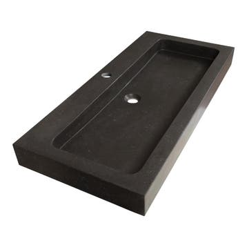 Brauer Lava Wastafel - 100 cm - met 1 Spoelbak en 1 Kraangat, Ophalen of Verzenden, Nieuw