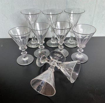 Drinkglas - licht uranium/mangaan, Antiek en Kunst