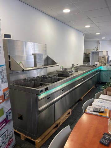 Complete Horeca keukenlijn te koop, Verzenden, Nieuw in verpakking, Fornuis, Frituur en Grillen