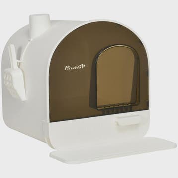 PawHut Gesloten Kattenbak met Lade, Schep en Mat - 43x44x47c, Dieren en Toebehoren, Verzenden, Nieuw