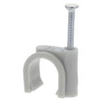 OUTLET Kabelclip rond 12 mm grijsset 70 stuks 00.530.46, Doe-het-zelf en Verbouw, Elektra en Kabels, Ophalen of Verzenden, Nieuw