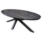 Talitha dining tuintafel 220x114xH75 cm ovaal antraciet, Tuin en Terras, Tuintafels, Ophalen of Verzenden, Nieuw