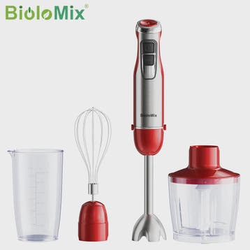 BioloMix 4-in-1 Hand Blender: Krachtige 1200W Staafmixer voo, Verzenden, Nieuw