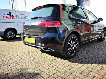GOLF 7.5 Highline look Diffuser | 17- 20 | Hoogglans Zwart, Volkswagen, Nieuw, Ophalen of Verzenden, Achter
