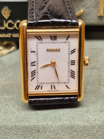 Gucci - Orologio da donna 710 L - Cassa in Oro Massiccio 18K, Nieuw