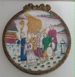 medaillon van Chinees porselein - Porselein - China -