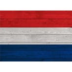 Vintage poster met vlag Nederland 84 cm - Nederland versie.., Ophalen of Verzenden, Nieuw