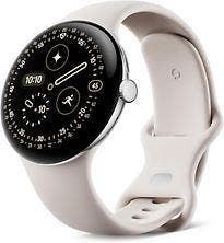 Google Pixel Watch 4 41 mm Aluminium kast in zilverkleur met, Verzenden, Zo goed als nieuw