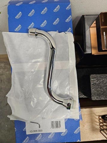 GROHE draaibare S-uitloop met straalregelaar 3/4x150mm, Doe-het-zelf en Verbouw, Ophalen of Verzenden, Nieuw, Bad