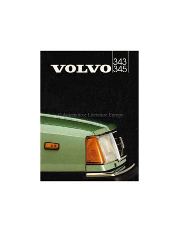 1982 VOLVO 343 / 345 BROCHURE NEDERLANDS, Nieuw, Volvo, Author
