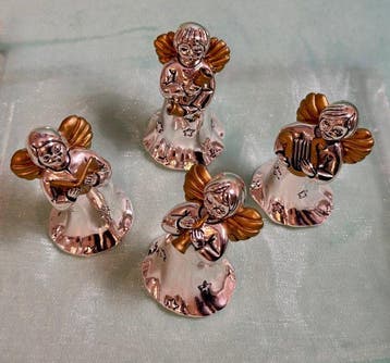 J.G. Argenterie - Beeldje - Musical Angels (4) - 925 zilver