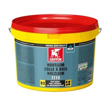 Griffon houtlijm st10 1 stuk, 5 kg, emmer, Verzenden, Nieuw