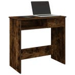vidaXL Bureau 80x40x75 cm bewerkt hout gerookt eikenkleurig, Verzenden, Nieuw