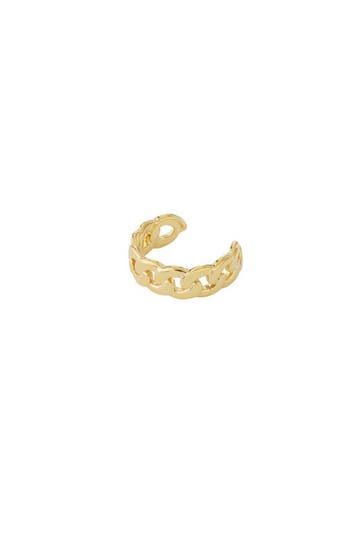 Ear cuff chain girl (Oormanchetten, Oorbellen), Verzenden, Nieuw, Zilver, Overige materialen