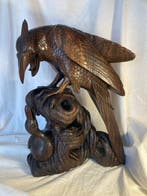 Rapace à La Chasse au Canard signé I.RIDIA - sculptuur -