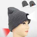 BEANIE MUTS met herlaadbare LED's voor- en achteraan, Verzenden, Nieuw