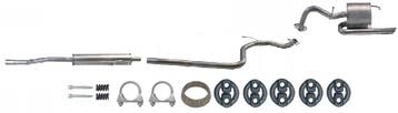 Uitlaatset, Einddemper + Tussendemper Toyota Yaris Hatchback, Verzenden, Nieuw