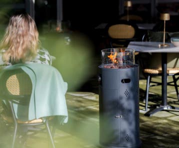 Bogo Vlam staande Gasheater Grijs 10500 Watt, Verzenden, Nieuw