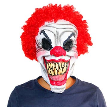 Killer clown masker Smiley, Verzenden, Nieuw