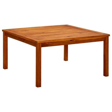 Tuintafel 85x85cm - Massief Acacia | Retourdeal 35%, Ophalen of Verzenden, Zo goed als nieuw, Vierkant, Hout