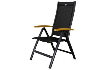 Hartman Roma verstelbare tuinstoel - Teak armleuning, Tuin en Terras, Tuinstoelen, Verzenden, Nieuw, Overige materialen