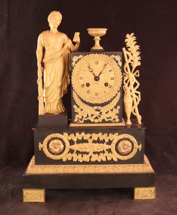 Exclusieve vuurvergulde pendules, Ophalen of Verzenden
