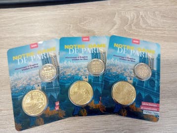 Frankrijk. Coin Card 2025 Notre-Dame de Paris -