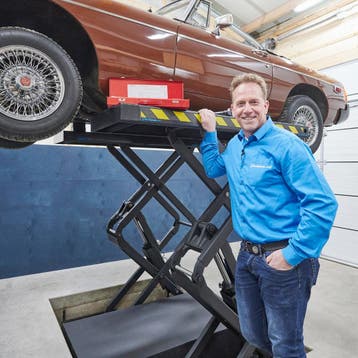 Datona Auto schaarhefbrug - 230V - Datona - Zwart, Auto diversen, Ophalen of Verzenden, Nieuw