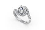 Ring - 14 karaat Witgoud - 2.51ct. tw. Diamant (Lab-grown) -, Nieuw