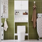 2dekans | SoBuy BZR165-W Wasmachinemeubel – Wit – 65x20x182, Huis en Inrichting, Badkamer | Badkamermeubels, Ophalen of Verzenden