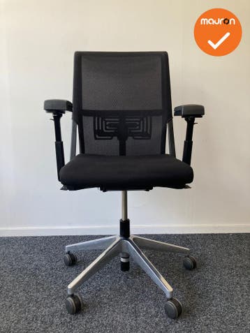 Haworth Comforto 59 - nieuwe stoffering - chroom voetkruis, Werkplek, Ophalen of Verzenden, Gebruikt, Stoel