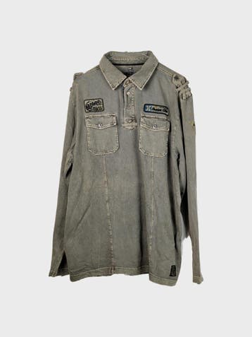 Twinlife Casual Shirt Heren maat  Groen Vintage, Ophalen of Verzenden, Zo goed als nieuw, Groen, Twinlife