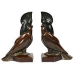 Jean de La Fontinelle - sculptuur, Twee Art deco bronzen, Antiek en Kunst