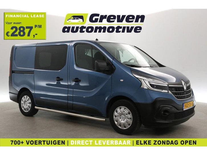 Renault Trafic 2.0 dCi 145PK L1H1 | Aut. | Airco | Camera, Auto's, Bestelauto's, Automaat, Diesel, Blauw, Renault