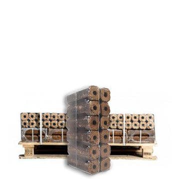Pini Kay briketten (import) 15 zakken x 10kg (150kg), Minder dan 3 m³, Ophalen of Verzenden, Overige houtsoorten, Blokken